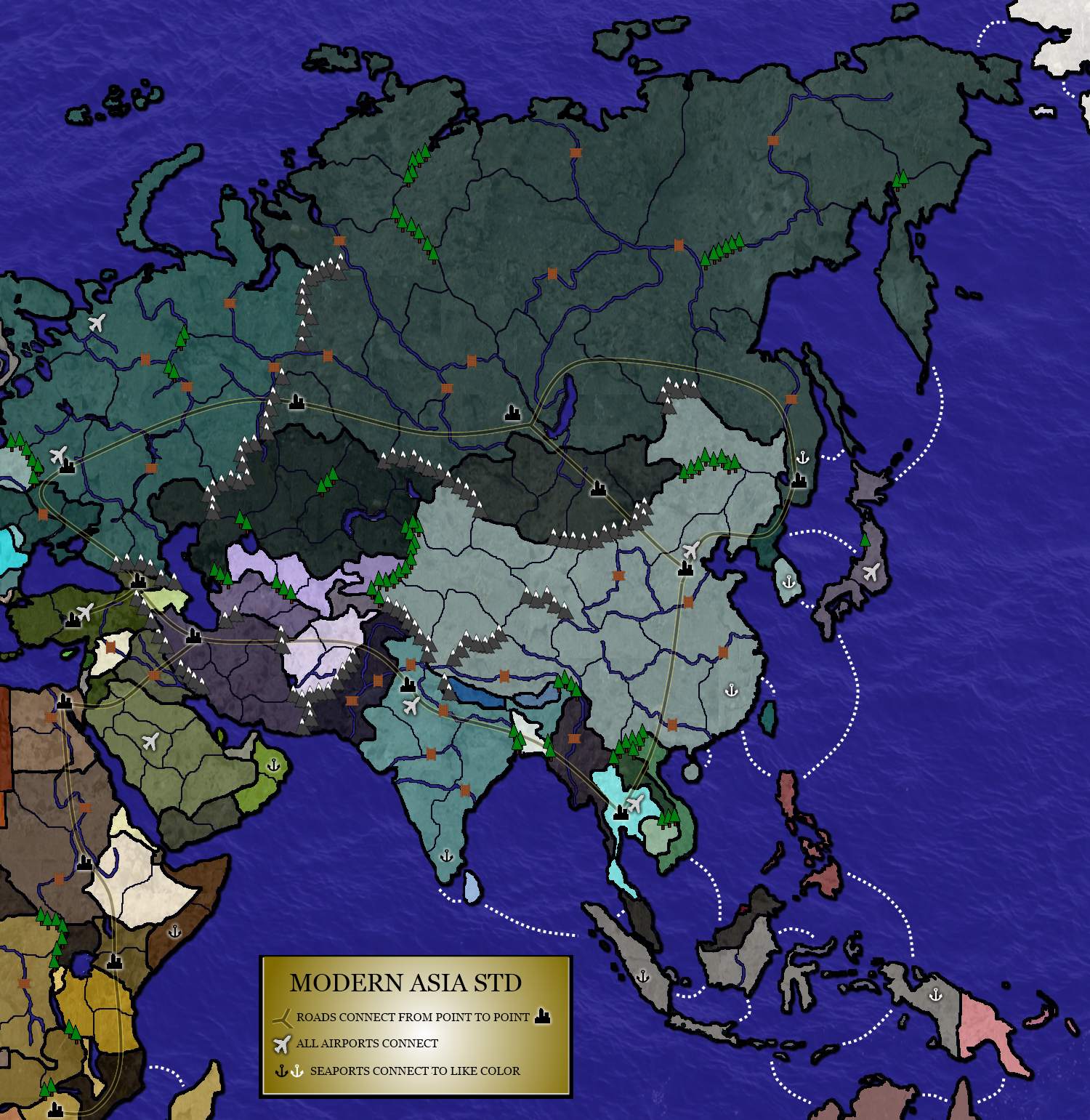 the map